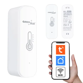Greenblue GB737 WiFi temperatūras un mitruma sensors, Tuya/Smart Life