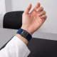 Tech-Protect Nylon Clasp siksniņa Samsung Galaxy Watch Ultra 47mm, tumši zila