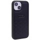 Audi iPhone 15 Plus / 14 Plus vāciņš GT Synthetic Leather, melns