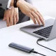 Корпус для M.2 NVMe SSD Ugreen CM400 USB 3.2 Gen 2 (10 Гбит/с) с кабелем USB-C 0.5м, серый