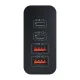 Tīkla lādētājs BlitzWolf BW-S29 120W 4 pieslēgvietas Melns