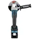 Makita DGA513RTJ akumulatora leņķa slīpmašīna, 18V, 125 mm, 2x 5.0 Ah