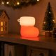Silicone LED Night Light Christmas Stocking, USB, 3 Modes