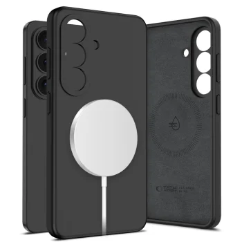 Чехол Tech-Protect Silicone MagSafe для Samsung Galaxy S26+, черный