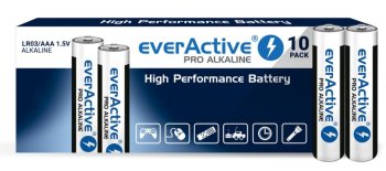 AAA baterijas everActive Pro Alkaline LR03 10 gab.