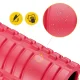 Massage Foam Roller with Studs 4FIZJO EVA 33 cm, Pink