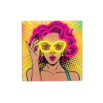 LED neona izkārtne POWER WOMAN FLA02 Forever Light, dzeltena un violeta