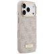 Чехол Guess 4G Logo Plate MagSafe для iPhone 18 Pro / 17 Pro, розовый