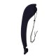 Inflatable Travel Pillow with Seat Attachment, Navy Blue
