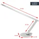 Настольная лампа Activeshop Slim LED, серебристая
