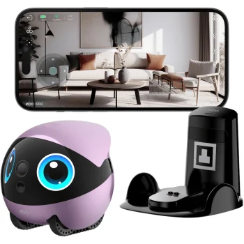 Mājdzīvnieku uzraudzības robots Enabot EBO Air 2 Plus ar 3K kameru