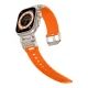 Tech-Protect Delta Pro siksniņa Apple Watch 4 / 5 6 7 8 9 SE Ultra 1 2 (42/44/45/49 mm) - Titāna oranžā krāsā |...
