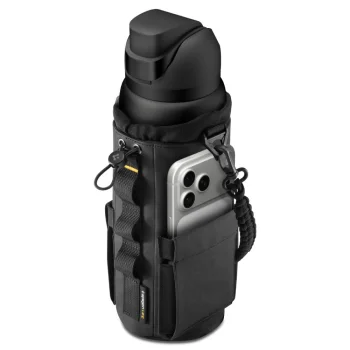 Magnētiska pudeļu soma Spigen LF500, melna