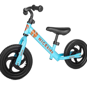 Беговел NICEkids 12' BW-2133 A, синий/оранжевый