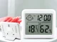 Elektroniskais iekštelpu termometrs ar higrometru, pulksteni un kalendāru