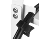 Maclean MC-105 W zemgalda kabeļu organizators, 5kg, balts