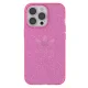 Adidas OR Protective Clear Case Glitter vāciņš priekš iPhone 13 Pro / iPhone 13, Rozā