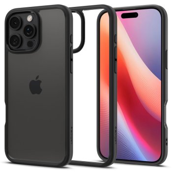 Spigen iPhone 16 Pro Max Case Ultra Hybrid, Matte Black