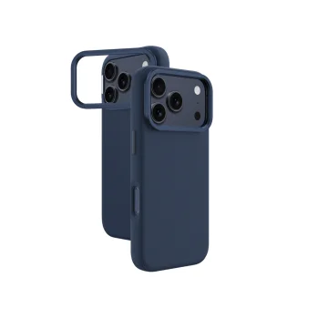 AmazingThing iPhone 17 Pro Max vāciņš Glamour ar statīvu, zils