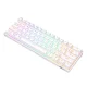 Mehāniskā tastatūra Royal Kludge RK61 RGB, sarkans slēdzis (balta) | Mechanical keyboard red switch (white)