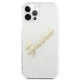 Чехол Guess для iPhone 12 Pro Max Vintage Script, прозрачный