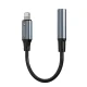 Wozinsky WALJ-01 Lightning uz 3.5 mm mini jack audio adapteris, melns