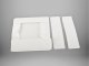 Universal Clothes and Underwear Drawer Organizer, 26x20x6 cm, White