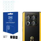 Xiaomi Poco X7 Aizmugurējās Kameras Aizsargstikls, 4 gab. | 3MK Lens Protection Back Camera Hybrid Glass Protector