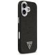 Guess Glitter Triangle Logo MagSafe MagCase iPhone 17 tālrunim – melns | Phone Case Cover