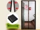 Durvju Moskītu Odu Kukaiņu Tīkls Pretinsektu Siets - 80/90/100 x 210/220, Melns | Mosquito Door Mesh Net Anti-Insect...