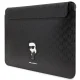 Чехол Karl Lagerfeld Saffiano Monogram Ikonik для ноутбука до 16\", черный
