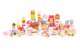 Деревянный конструктор Конфетный город 116 деталей ECOTOYS