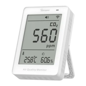 Gaisa kvalitātes mērītājs Sonoff AirGuard CO2 SAWF-08P WiFi LCD