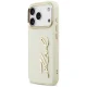 Чехол для iPhone 17 Pro Karl Lagerfeld Karl Script Logo — бежевый