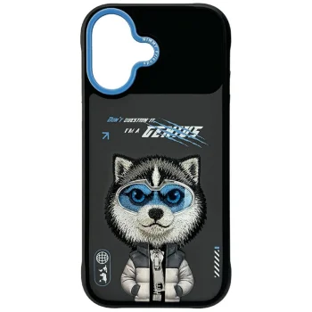 Nimmy Cool&Cute 2.0 Wolf vāciņš Apple iPhone 17, Melns