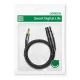 Ugreen audio kabelis 3.5 mm mini jack (M) - XLR (F) 1 m AV182, melns