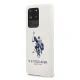 Чехол US Polo Silicone Collection для Samsung Galaxy S20 Ultra - белый