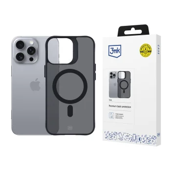 Чехол 3mk Smoke MagCase для iPhone 16 Pro Max, полупрозрачный