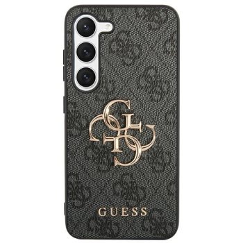 Samsung Galaxy S24 (SM-S921) Guess Big Metal Logo Case Cover (Guhcs24s4gmggr), Black