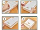 Under-Desk Pull-Out Drawer, 4 Compartments