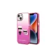Karl Lagerfeld KLHCP14XTGKCP чехол для iPhone 14 Pro Max 6.7\" жесткий кейс розовый /...