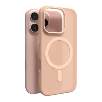 Puro Daylight MagSafe silikona maciņš iPhone 16 Pro Max - bēšs | Silicone Phone Case Cover Beige