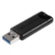 USB флеш-накопитель Verbatim Store n Go PinStripe 128GB USB 3.0 49319, черный