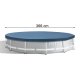 Intex 28031 Pool Cover for Frame Pools 366 cm