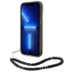 Guess Translucent Pearl Strap vāciņš iPhone 14 Plus, melns