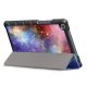 Huawei MediaPad M5 Lite 8.0\" Tri-fold Stand Cover Case, Purple Cosmic Space | Vāks Apvalks Pārvalks Grāmatiņa...