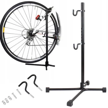 Bicycle Service Stand Adjustable Bike Holder Black