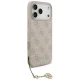 Чехол Guess для iPhone 17 Pro Max 4G Charms Collection MagSafe, розовый