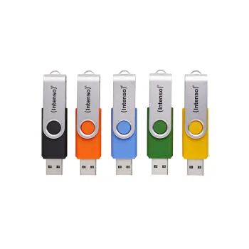 Комплект USB-флешек Intenso Office Line 32 ГБ, 5 шт., USB 3.2 Gen 1