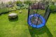 FUNFIT Garden Trampoline with Safety Net and Ladder, 183 cm